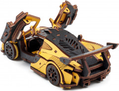 Модель сборная механическая 3D «Гоночный автомобиль» - Фото 9