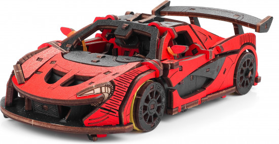 Модель сборная механическая 3D «Гоночный автомобиль»