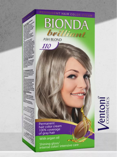 Крем-краска для волос, оттенок 110 Ash Blond