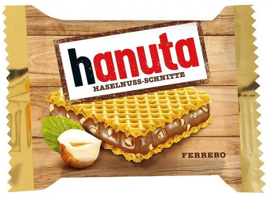 Набор вафель с шоколадно-ореховой начинкой «Hanuta»