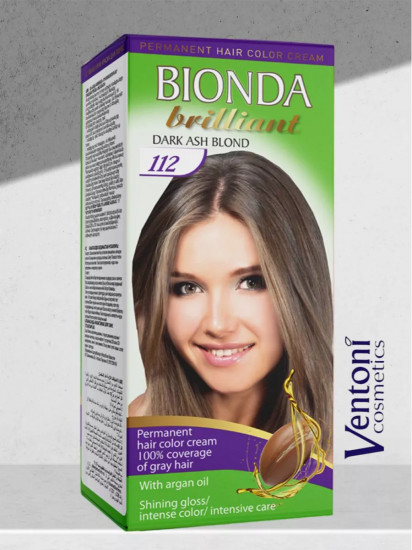 Крем-краска для волос, оттенок 112 Dark Ash Blond