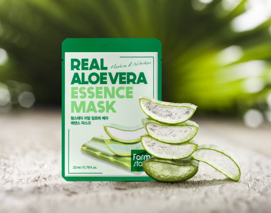 Набор масок для лица «Farm Stay Real Aloevera Essence mask»