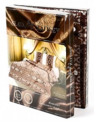 Комплект постельного белья «Предание» (арт. 11592, 1,5-спальный, Lux перкаль, 2 наволочки 70х70) - Фото 1