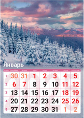 Календарь настенный перекидной на 2025 год «Природа» - Фото 1