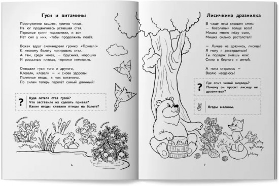 Пойдем в лес! Виммельбух-прогулка с мышонком Ерошкой