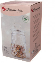 Банка для сыпучих продуктов с крышкой «Leafy» - Фото 1