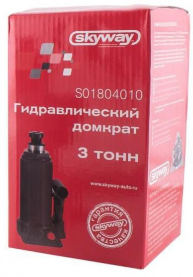 Домкрат гидравлический бутылочный с клапаном