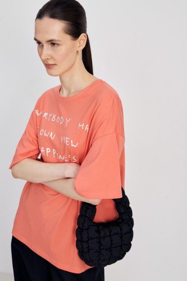 Футболка женская с принтом из хлопка