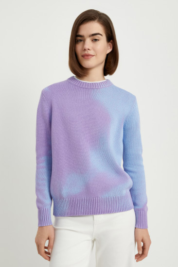 Джемпер женский прямого силуэта из термоткани