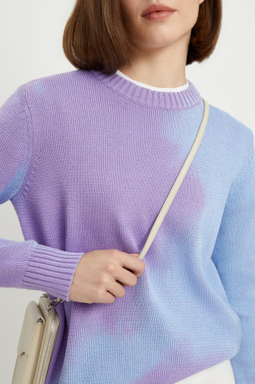 Джемпер женский прямого силуэта из термоткани