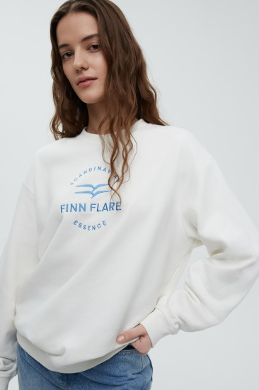 Толстовка женская оверсайз со спущенным плечом