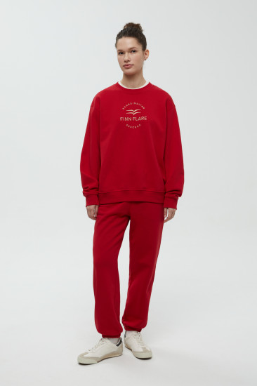 Толстовка женская оверсайз со спущенным плечом