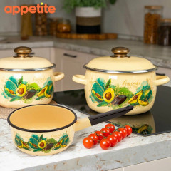 Ковш эмалированный «Avocado» - Фото 3