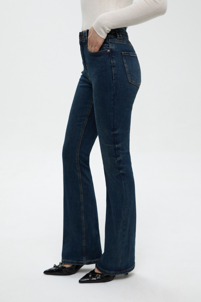 Джинсы женские «Bootcut Fit», синий, 48RU/W32 L32 — Finn Flare