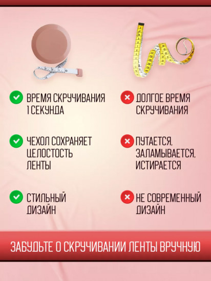 Лента-рулетка сантиметровая