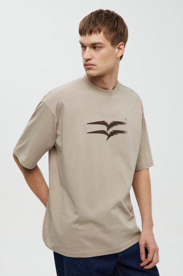 Футболка мужская из хлопка с принтом