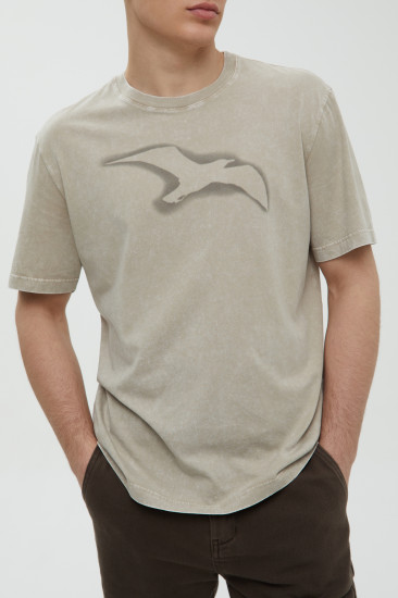 Футболка мужская из хлопка с принтом