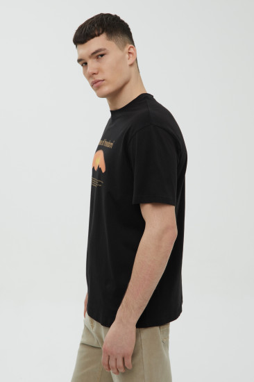 Футболка мужская из хлопка с принтом