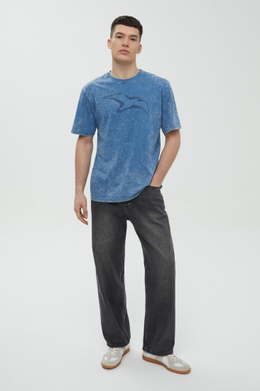 Футболка мужская из хлопка с принтом