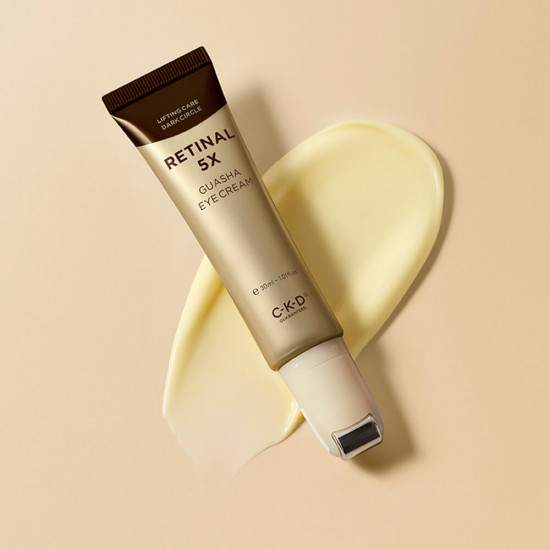 Крем для кожи вокруг глаз омолаживающий с роликом «Guasha eye cream»
