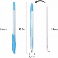 Набор ручек шариковых «X-333 Pastel» - Фото 7