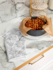 Комплект прихваток кухонных «Grey jacquard» - Фото 1