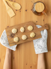 Комплект прихваток кухонных «Grey jacquard» - Фото 5