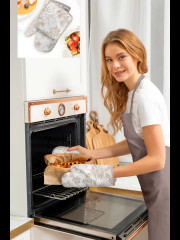 Комплект прихваток кухонных «Beige jacquard» - Фото 1