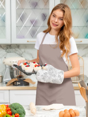 Комплект прихваток кухонных «Beige jacquard» - Фото 3