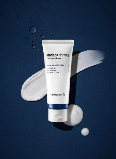 Пенка для умывания мужская «Cleansing foam. Blue madeca care»