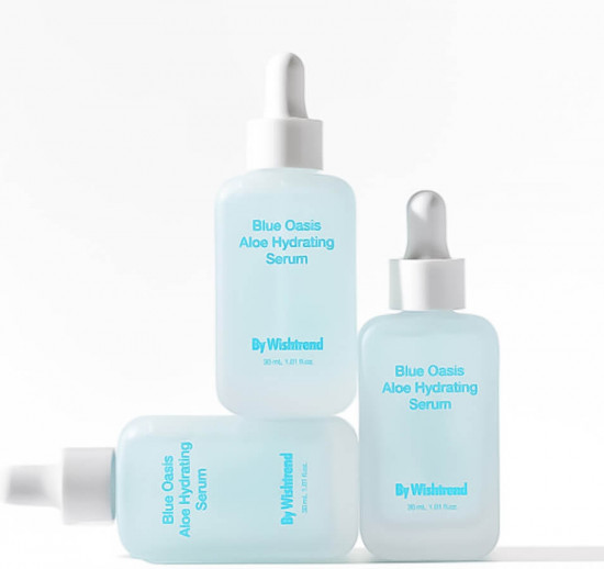 Сыворотка для лица увлажняющая с экстрактом алое «Blue oasis aloe hydrating serum»