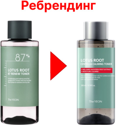 Тонер для лица с лотосом и центеллой «Lotus root centella calming toner»