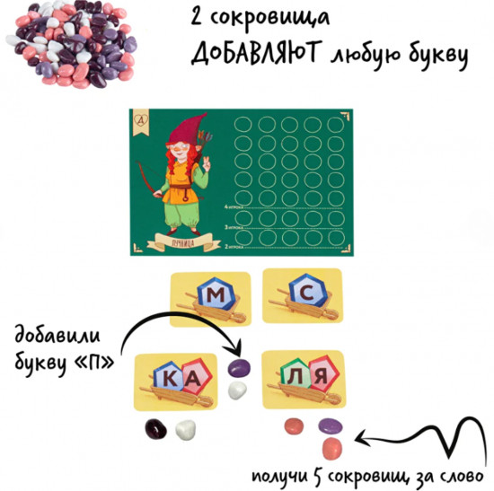 Настольная игра «Читачки»
