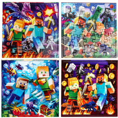 Набор пазлов «По мотивам Minecraft» - Фото 1