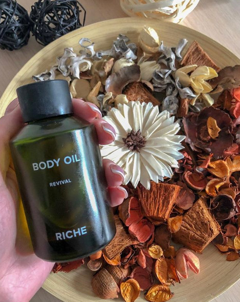 Масло для тела тонизирующее | Body oil | Riche Cosmetics | Фото 5
