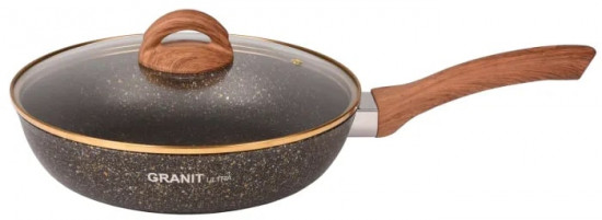 Сковорода с крышкой «Granit ultra»