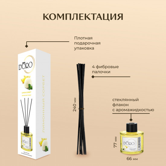 Диффузор ароматический «Лимонный сорбет»