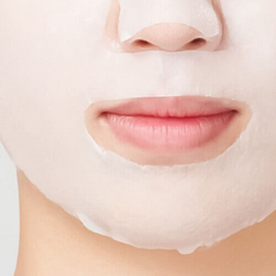 Маска для лица тканевая выравнивающая с витамином С «Glory aqua vitamin С mask Plus»