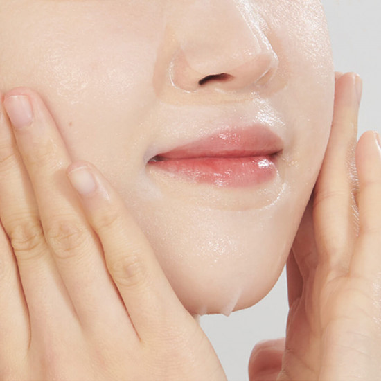 Маска для лица тканевая выравнивающая с витамином С «Glory aqua vitamin С mask Plus»