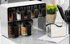 Набор контейнеров с ложками и подставкой - Фото 5