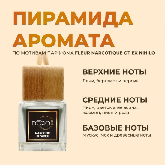 Автопарфюм «Narcotic flower»