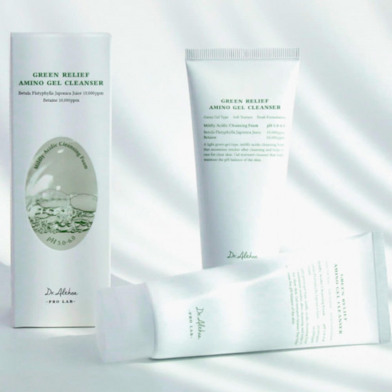 Гель-пенка для умывания «Green Relief Amino Gel Cleanser»
