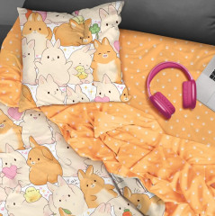 Комплект постельного белья «Зайки» - Фото 4