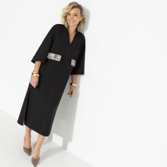 Платье женское с имитацией карманов Деловая леди (new)