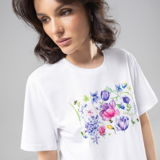 Футболка женская Великолепна уже утром (beautiful flowers)