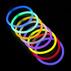 Светящиеся неоновые палочки-браслеты - Фото 1