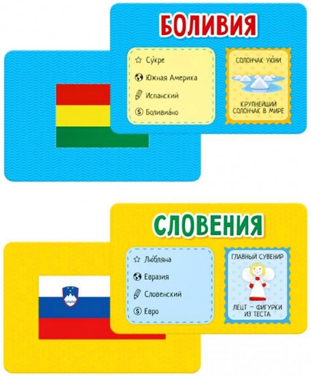 Игра карточная. Флагомания. Часть 2