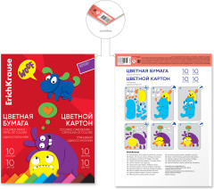 Набор цветной бумаги и картона - Фото 1