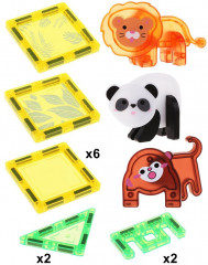 Конструктор магнитный «Дикие животные» - Фото 2