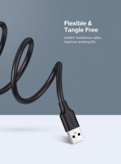 Кабель-удлинитель USB(m) — USB(f) US103 - Фото 2